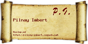 Pilnay Imbert névjegykártya